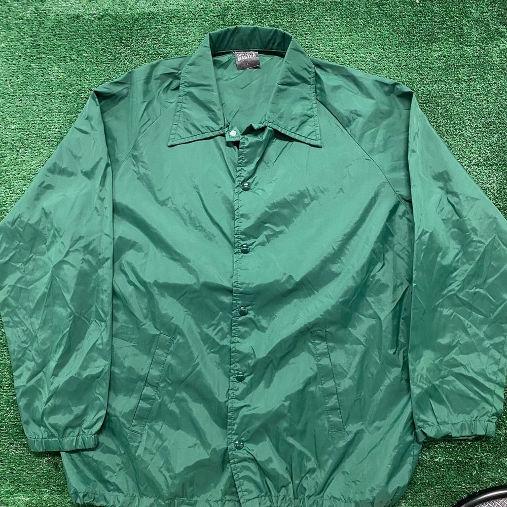 Vintage 80s George Mason Geology College Windbreaker Jacket